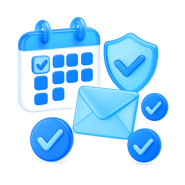 Afspraak en intake: contactillustratie die een gratis kennismaking en snelle reactie (24 uur) ondersteunt